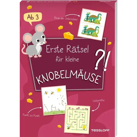 Tessloff Erste Rätsel für kleine Knobelmäuse