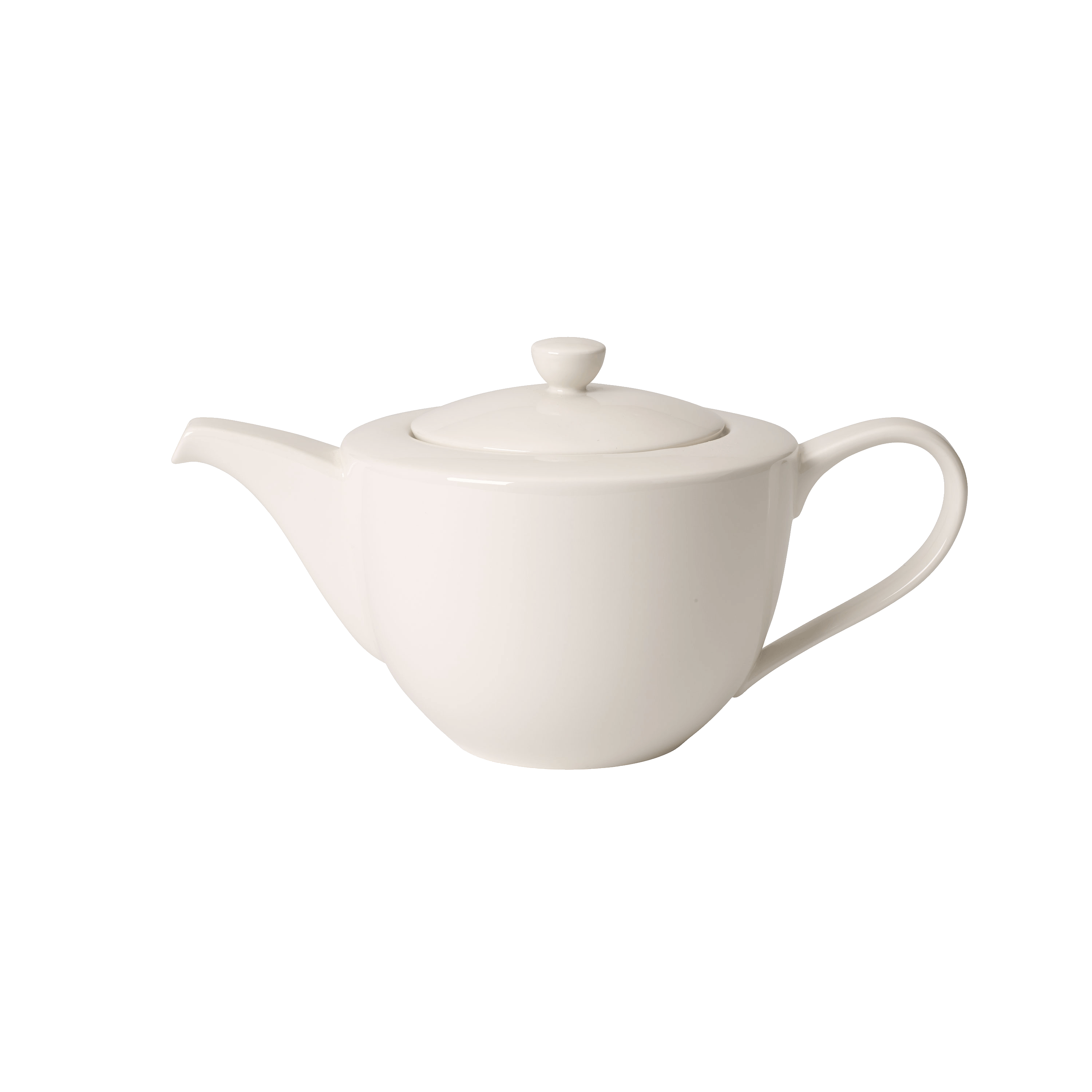 For Me Teapot White, 40.6 oz, Premium Porcelain