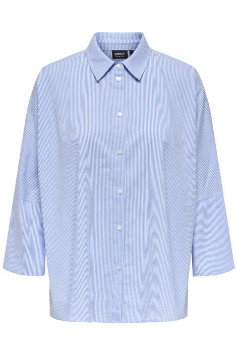 Only blauwe dames blouse