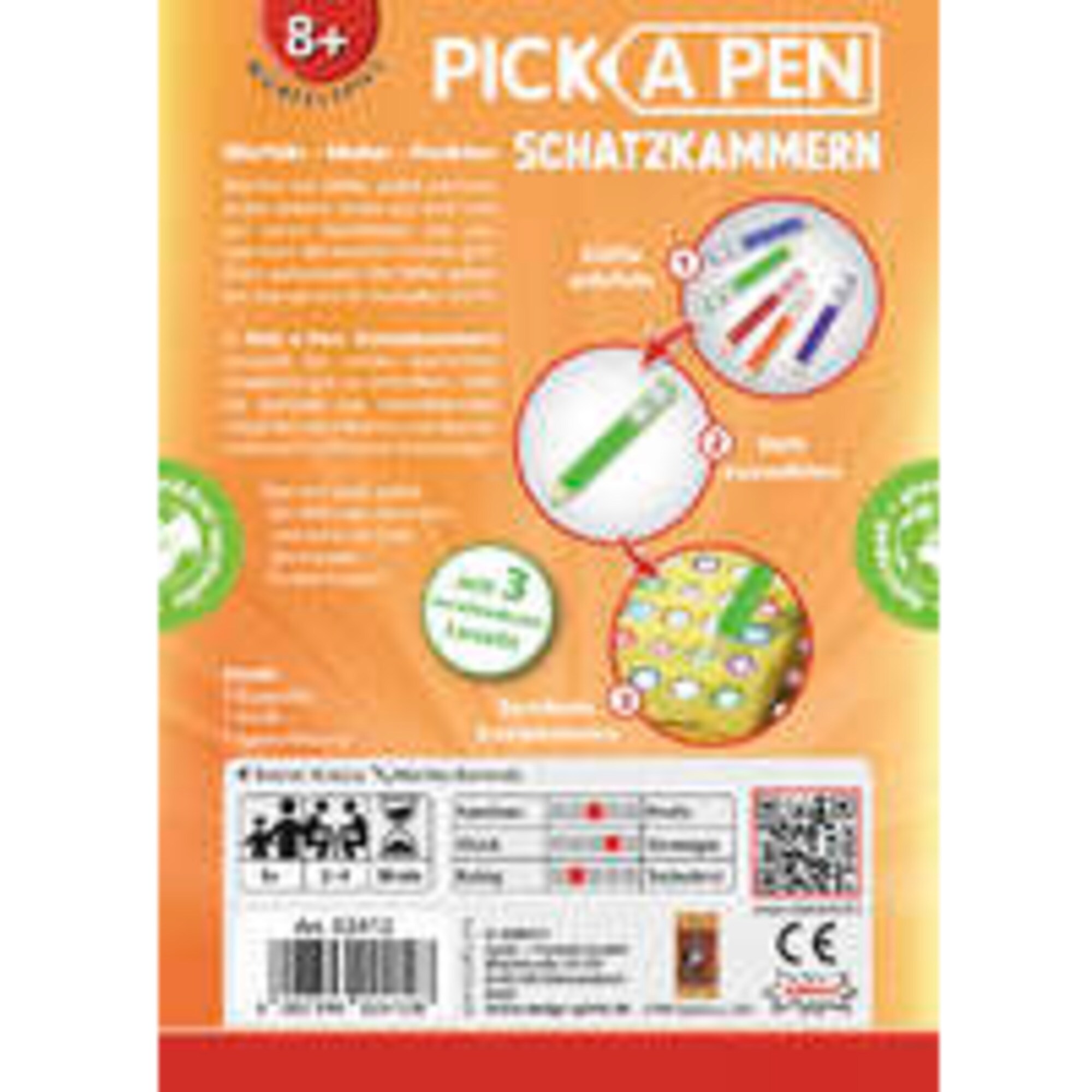 Amigo Rätselspiel Pick a Pen: Schatzkammern