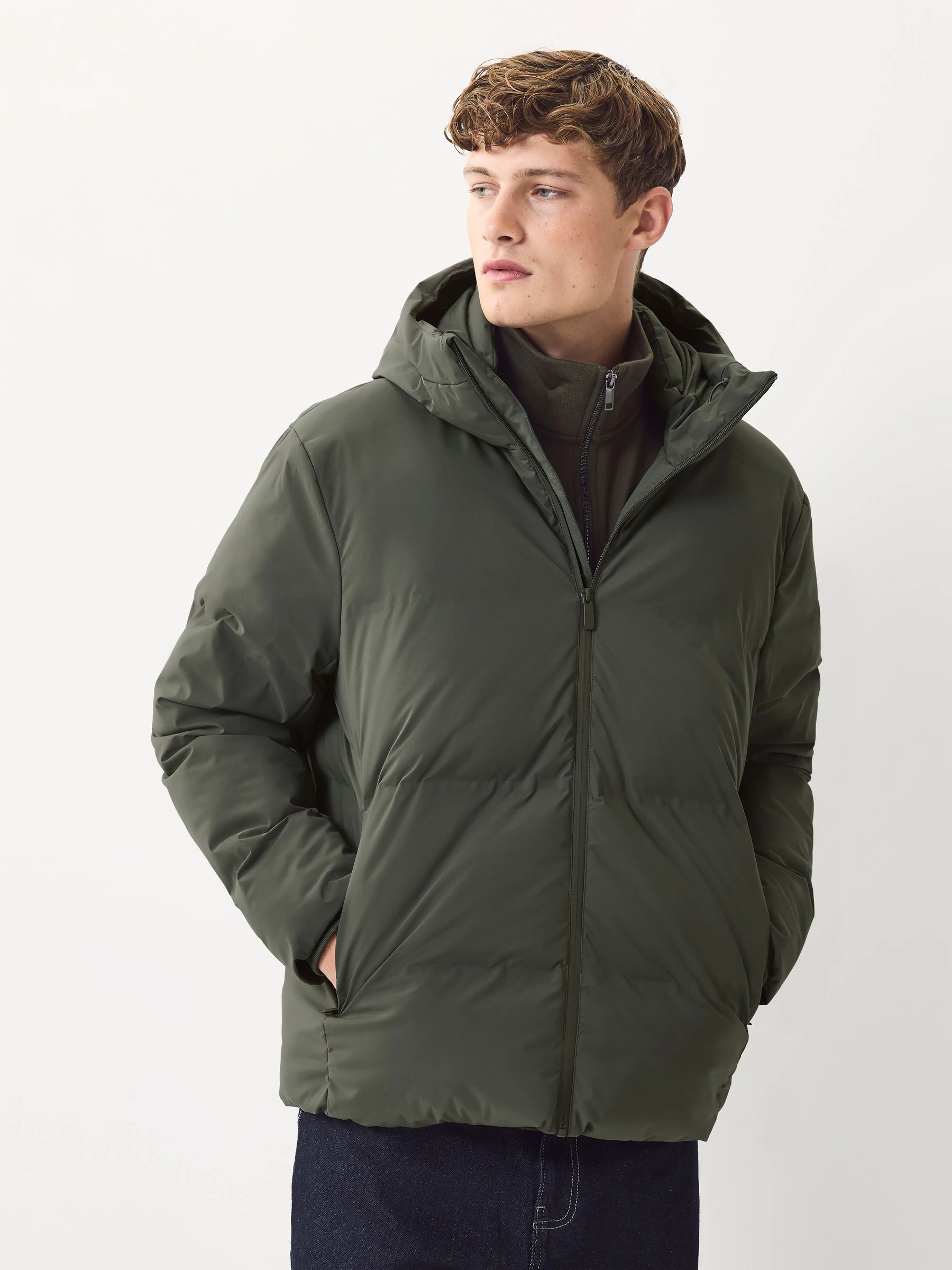 Kakigroen - Standaard lengte - ThermoGen Shower Resistant Puffer Jacket