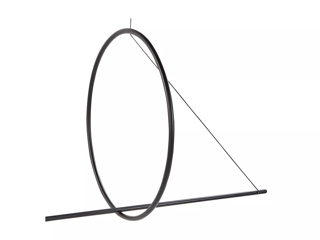 Lampe LED suspendue TAMOR Avec variateur Métal Noir