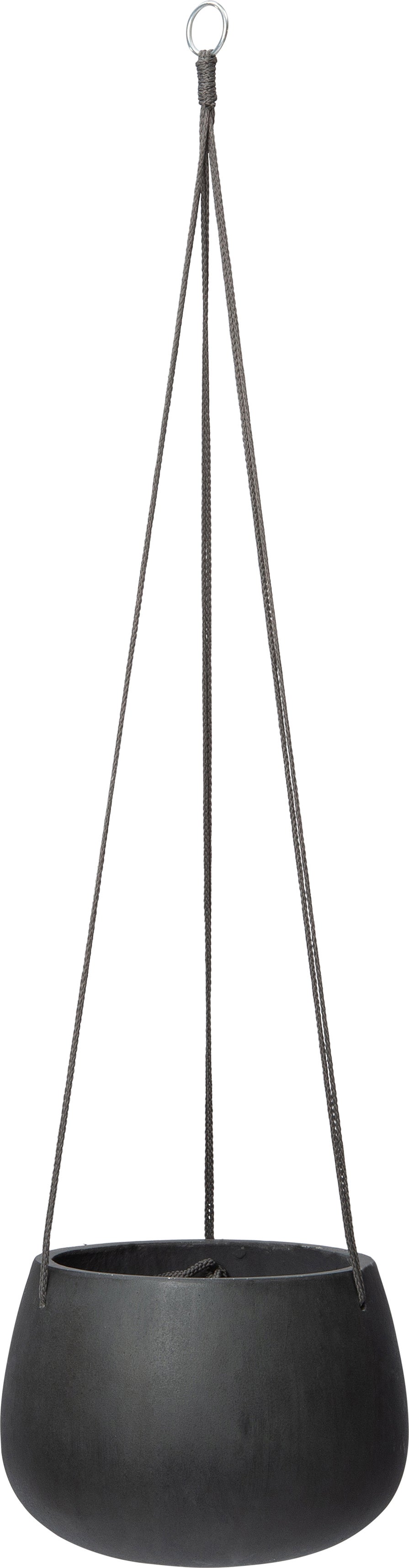 Intratuin hangpot Jula antraciet D 30 H 22 cm