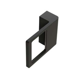 Riho Scandic X201 douchecabine links 100x100cm zwart mat