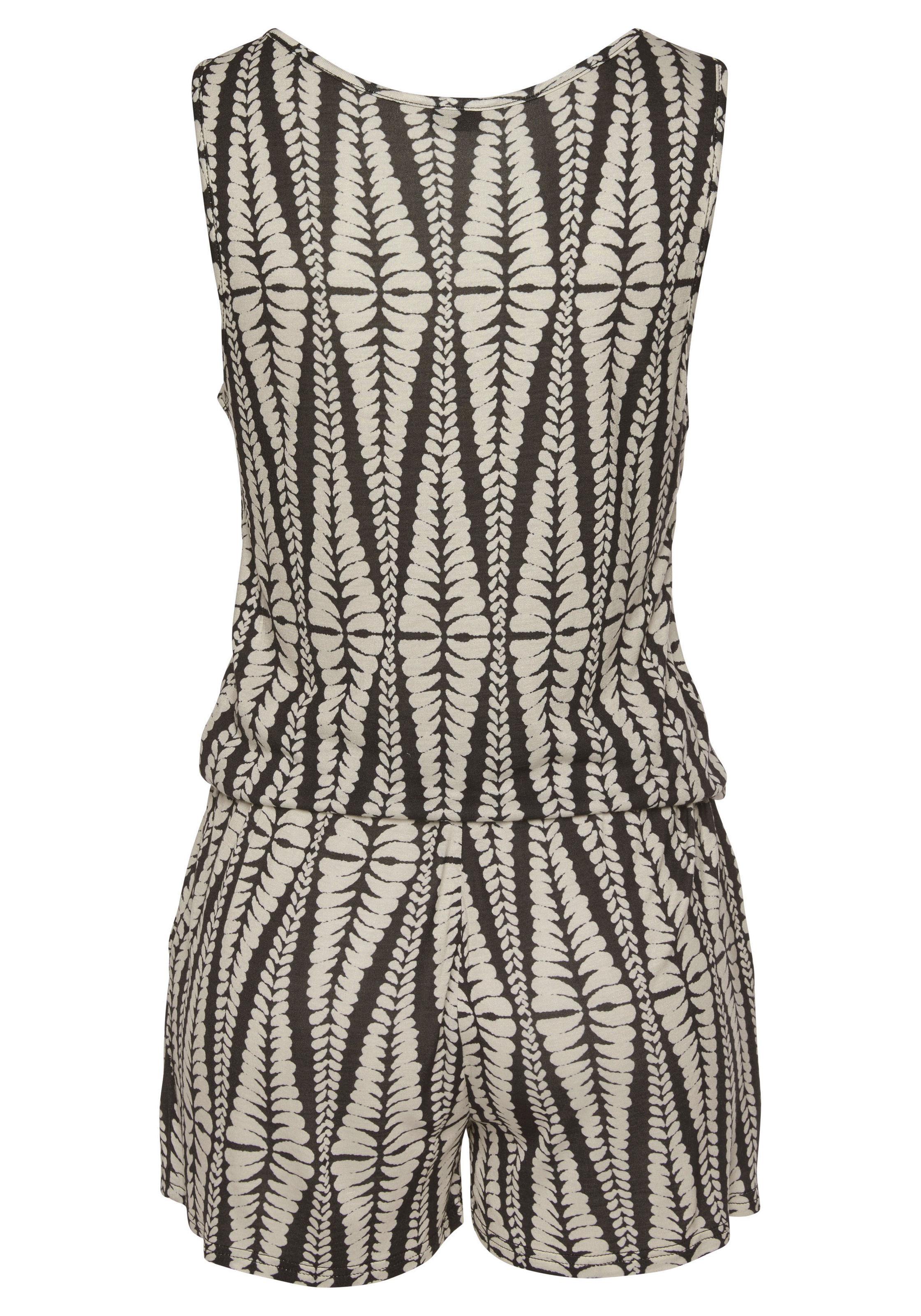 LASCANA Overall , mit Reissverschluss am Ausschnitt, Jumpsuit mit Alloverprint