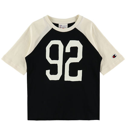 Champion T-Shirt - Schwarz/Weiß