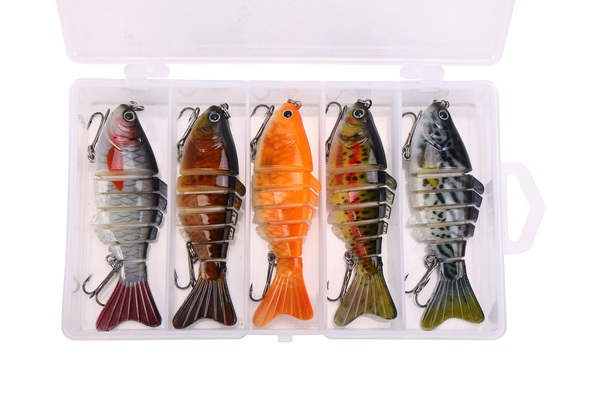 Boîte Leurres Coulants Fish4All Hunter Swimbait Box Sinking 10cm (15.5g) (5 Pièces)