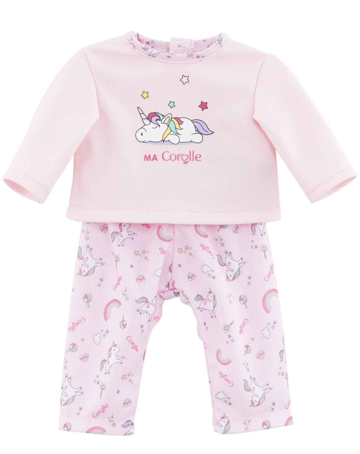 Puppenkleidung MA COROLLE - EINHORNPYJAMA (36cm)