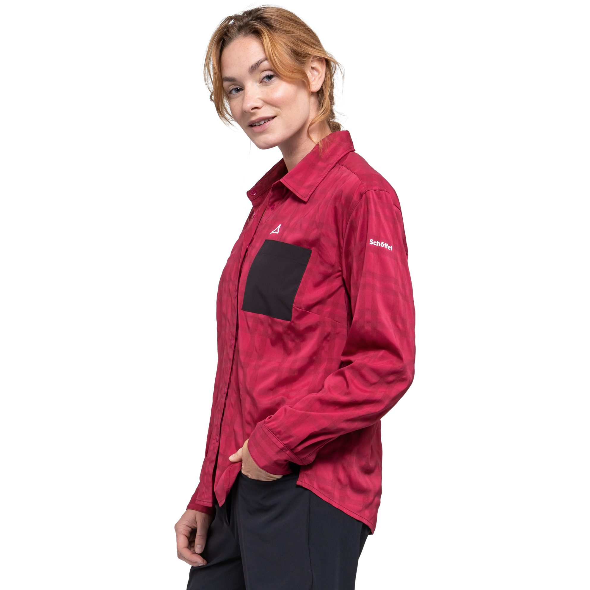 Schöffel Jalpuh Bike Bluse Damen merlot