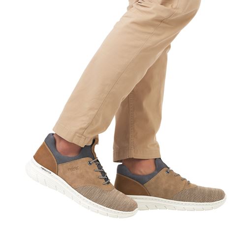 Rieker Knittech Sko, Pebble/Mud, 46