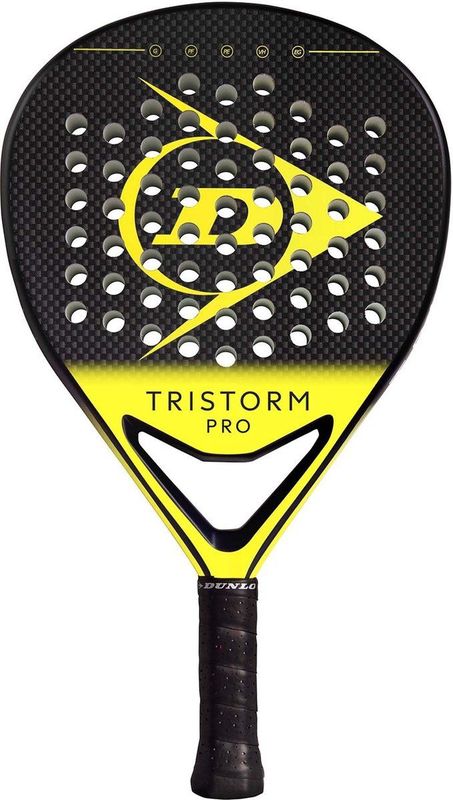 Dunlop - Tristorm Pro - Padel Racket - Zwart Geel - Grafiet