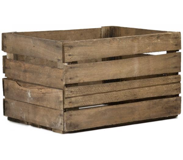 Stijf Holzkiste, natur, ca. B50/H30/T40 cm
