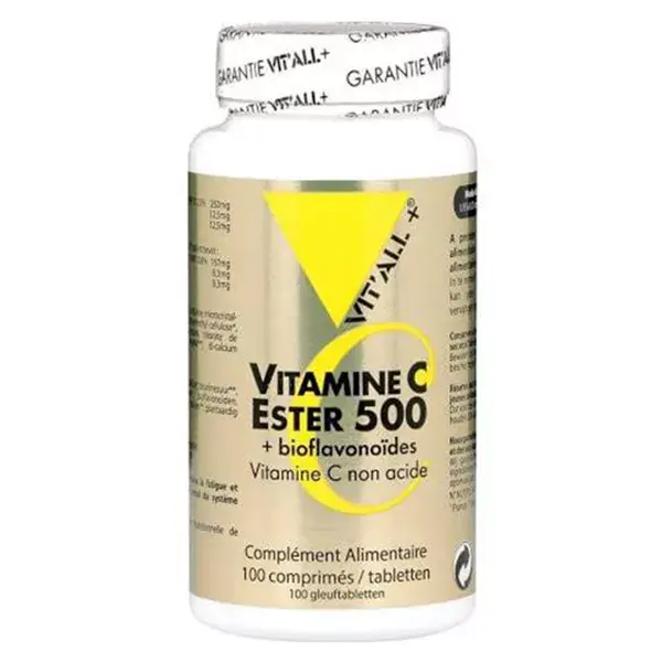 Vit'all+ Vitamina C Ester 500 - 100 comprimidos sulcados