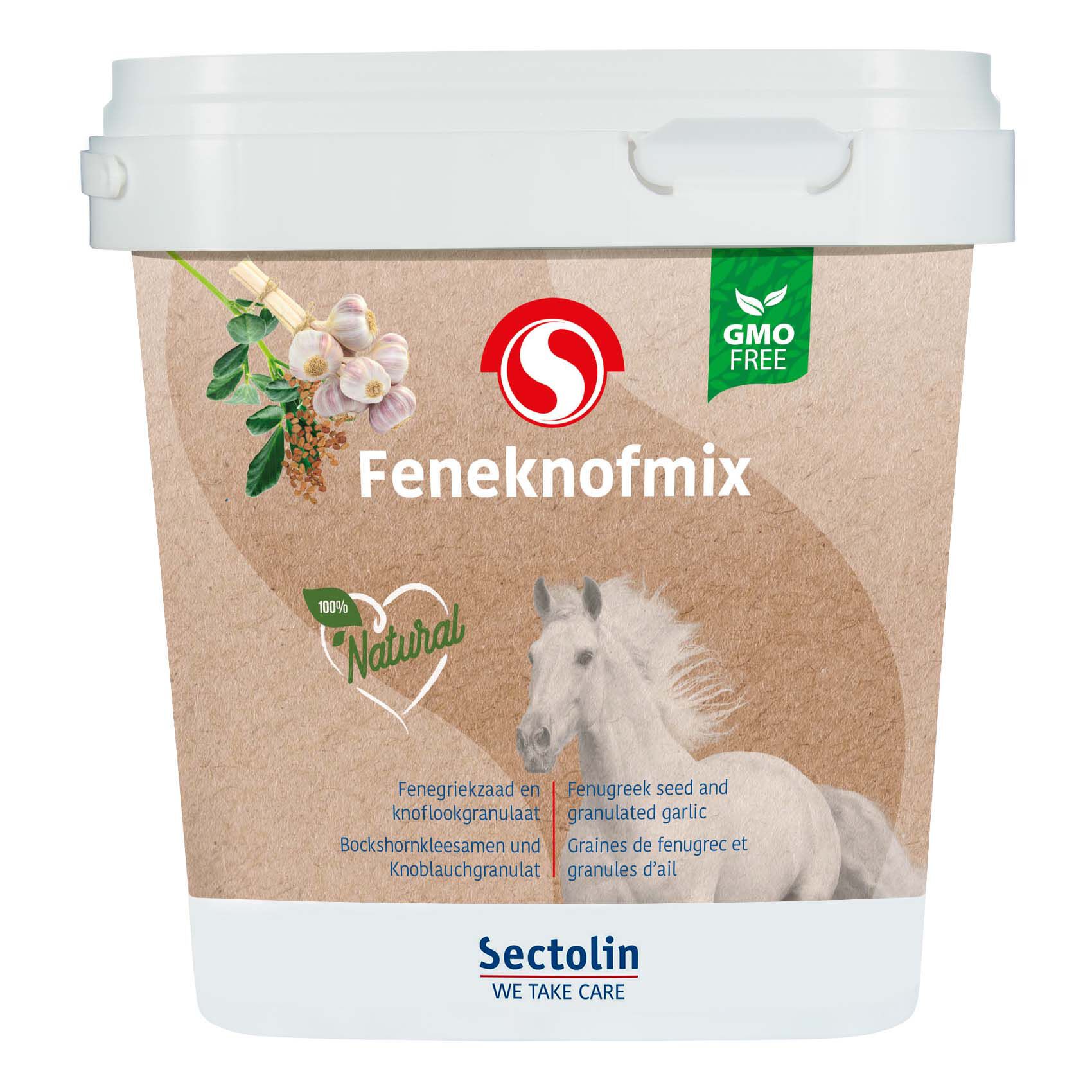 Sectolin Feneknofmix Kruid - Keel en Luchtwegsupplement Paard - 1.5 Kilogram