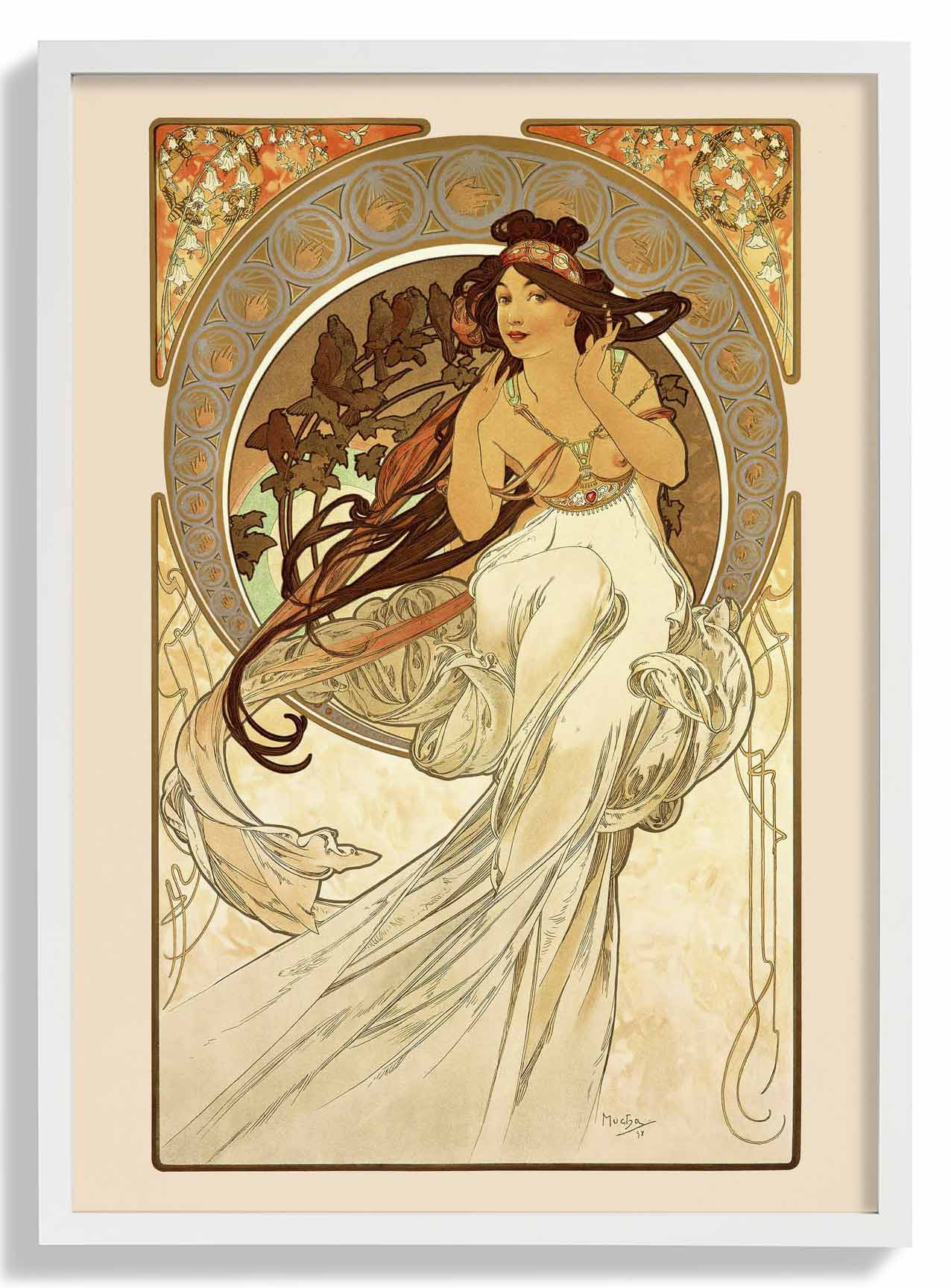 Die Kunst Musik von Alphonse Mucha