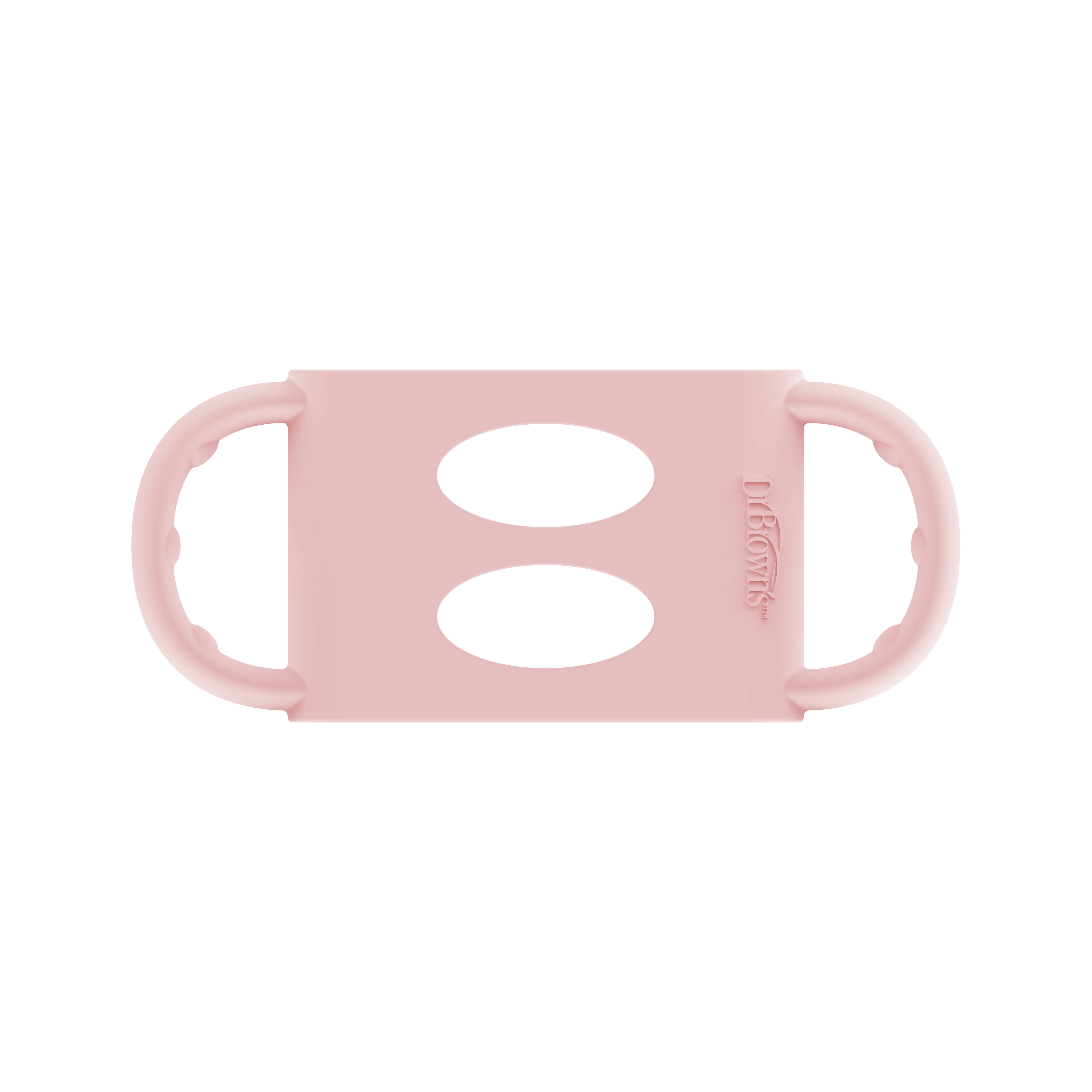 Dr. Brown's Siliconen handles brede halsfles roze