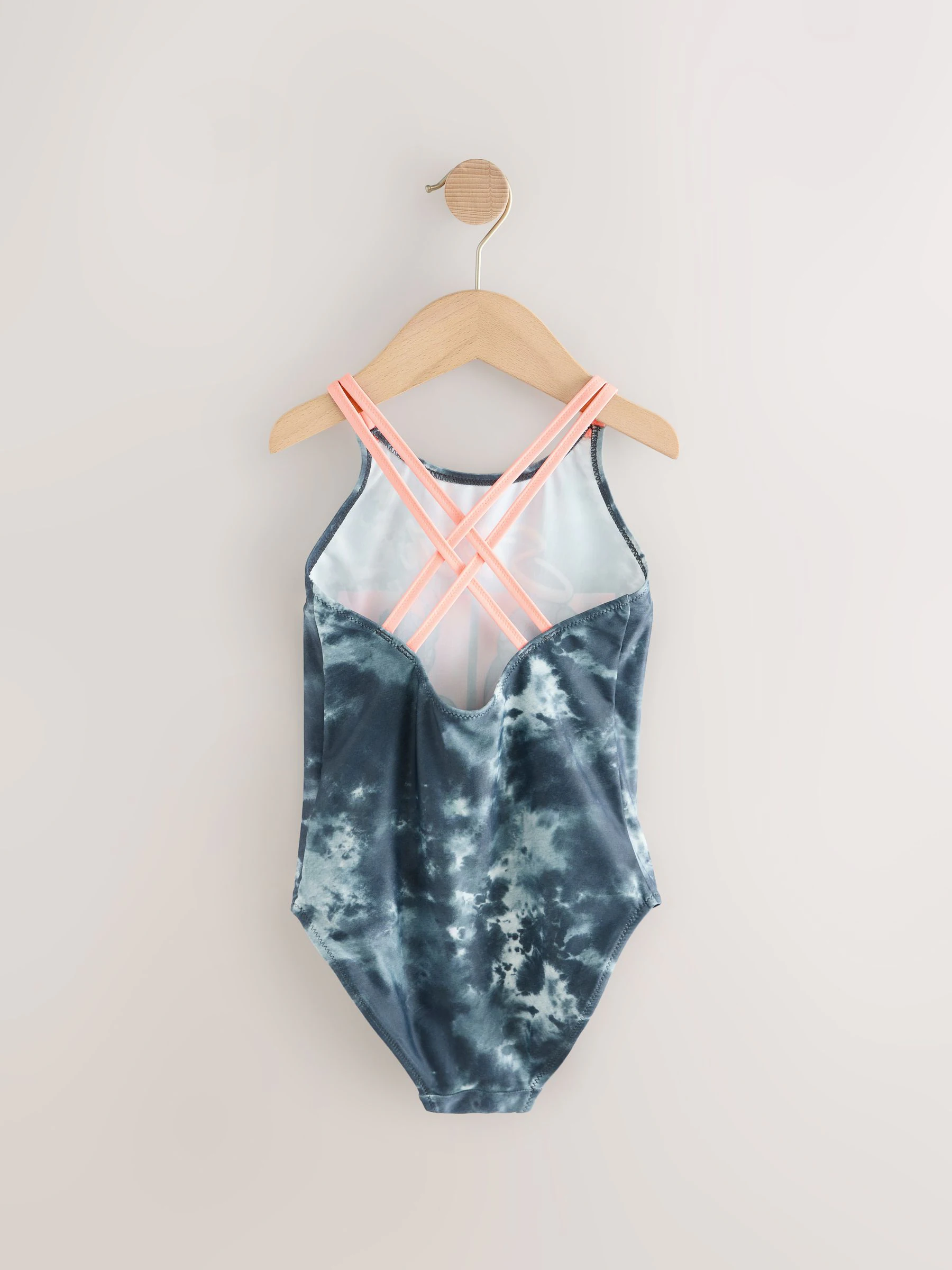 Grijs tie-dye - Lilo & Stitch zwempak (3-16jr)