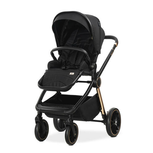Poussette Trio BIANCA Nacelle + Coque ARIA LUX Noir - LORELLI