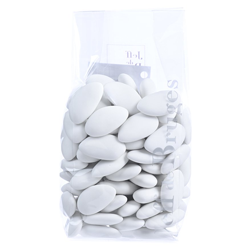 Sachet dragées amande Opéra blanche