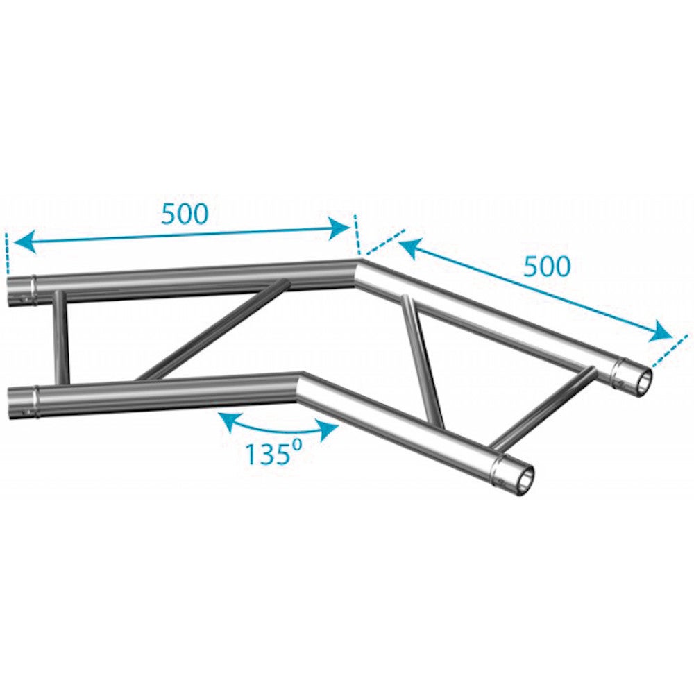 NEXT Truss NH32-L135H ladder trusshoek horizontaal 135 graden