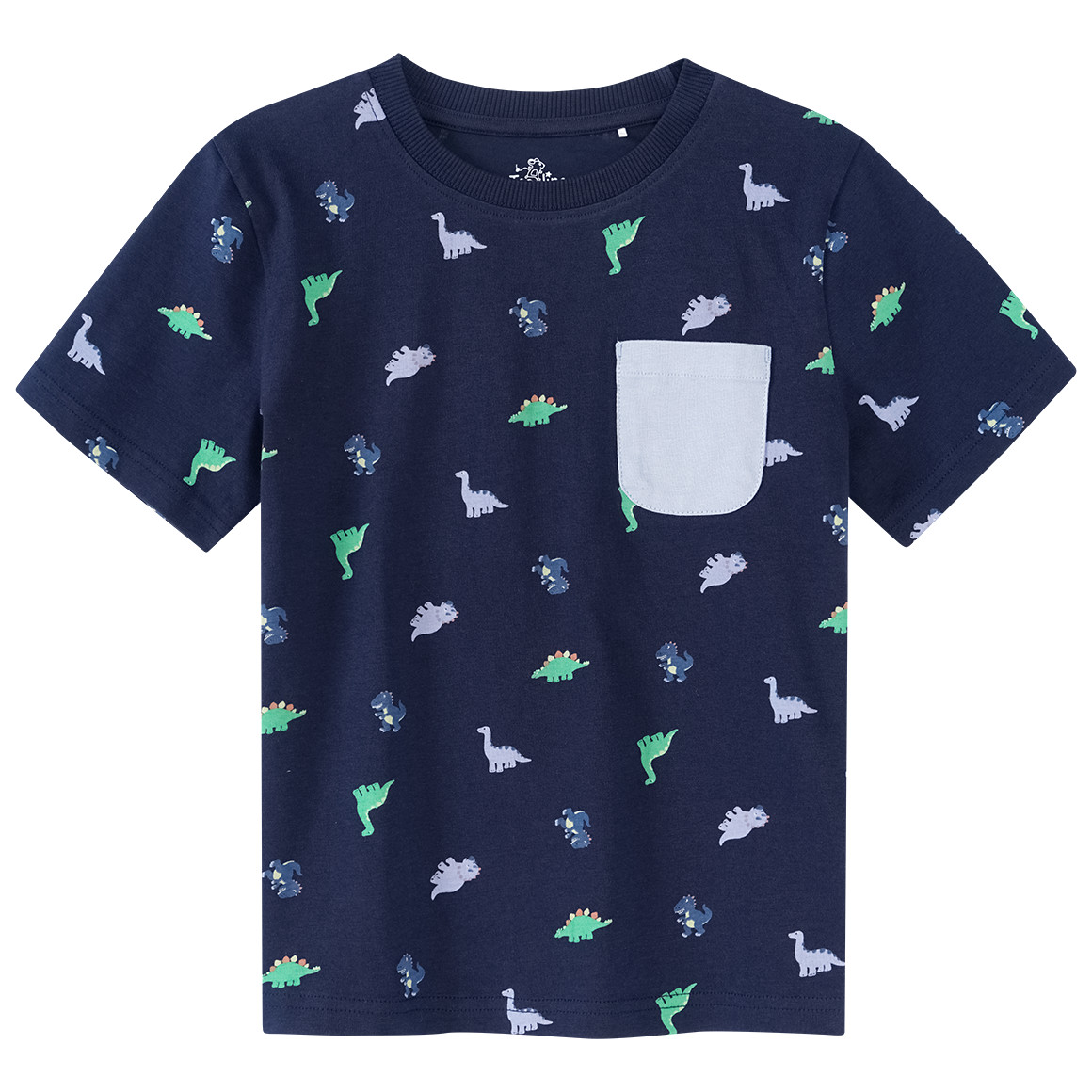 Topolino Jungen T-Shirt mit Brusttasche dunkelblau