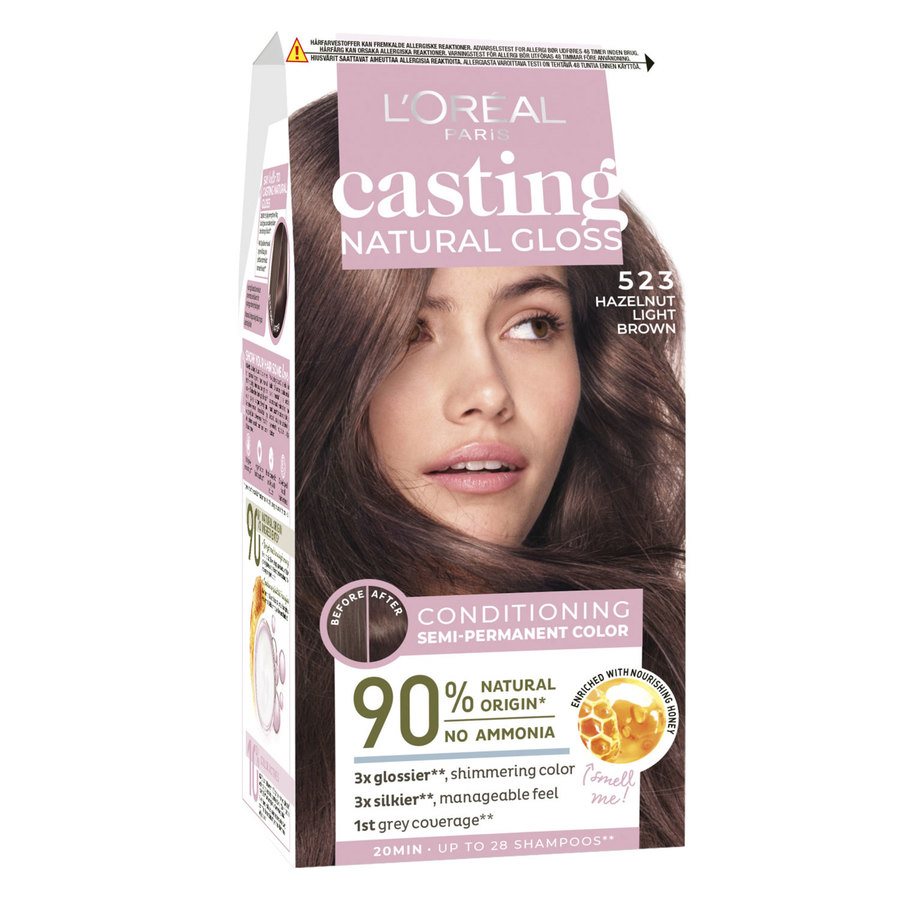 L'Oréal Paris Casting Natural Gloss 523 Hazelnut Light Brown