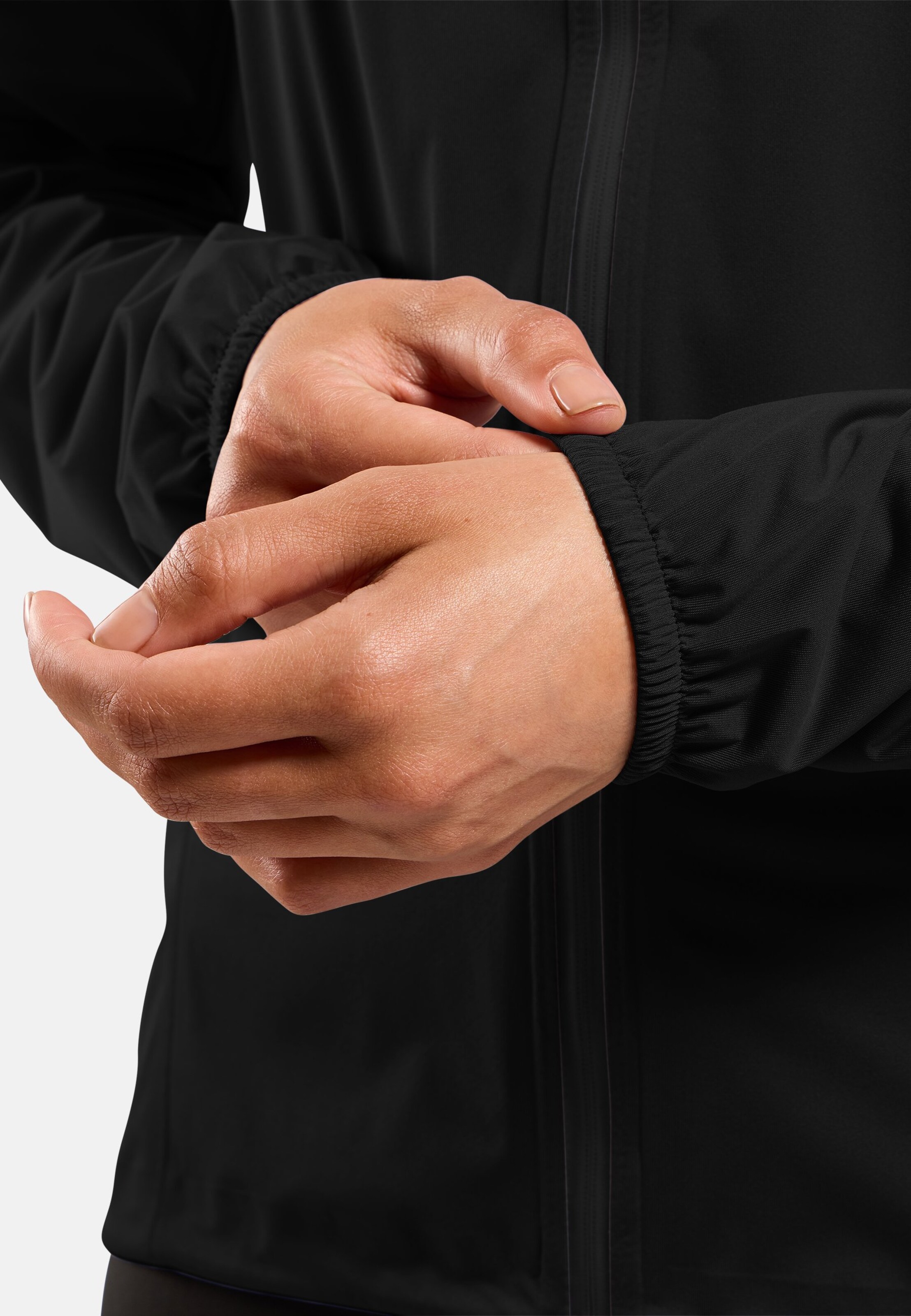 Wasserdichte X-Alp Performance Knit Laufjacke in black - black