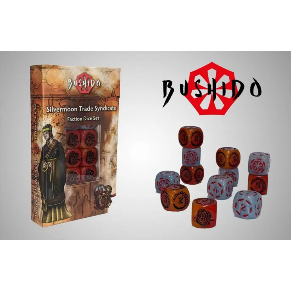 Bushido - Dés de Faction - Syndicat de la Lune D'Argent