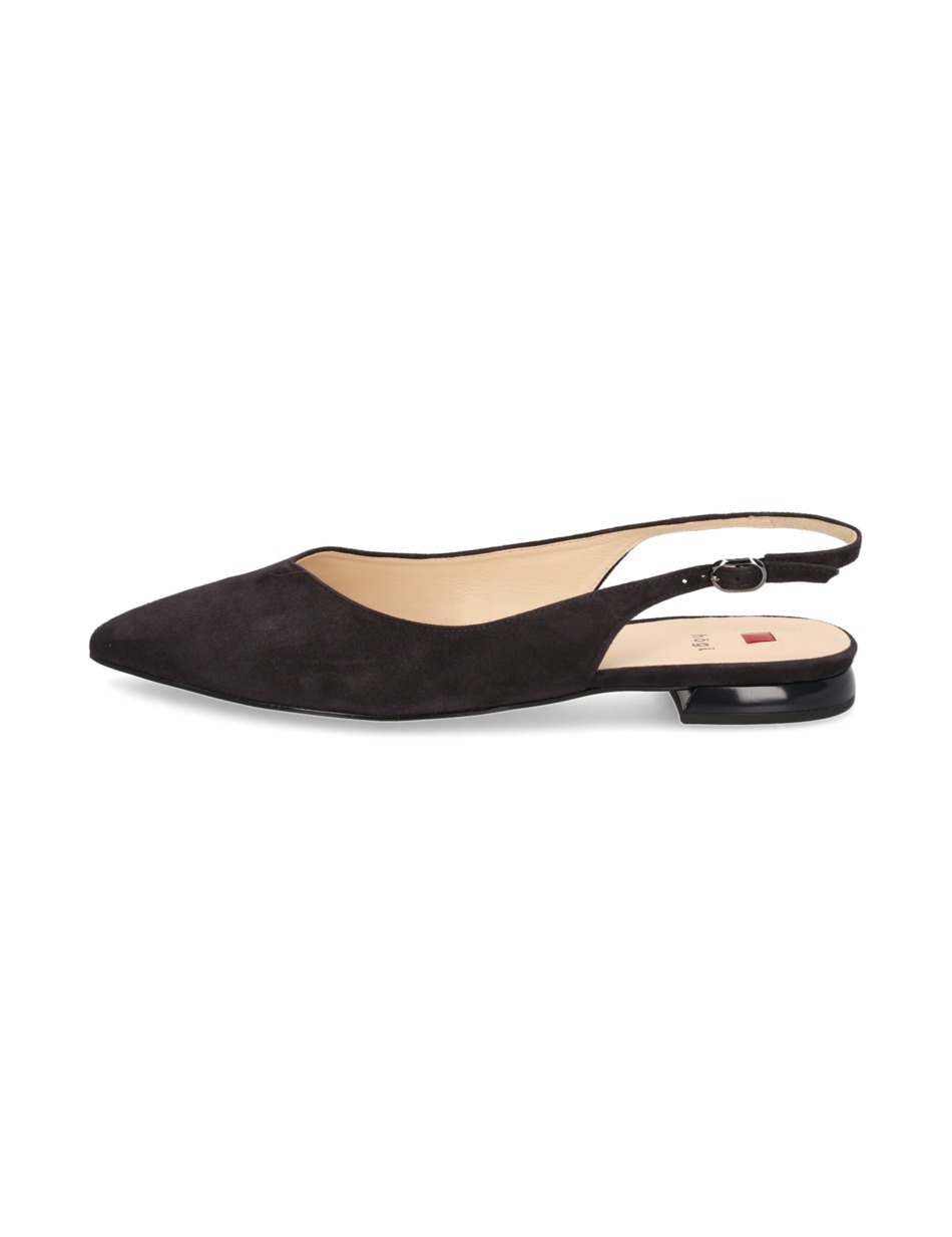 Veloursleder Slingpumps
