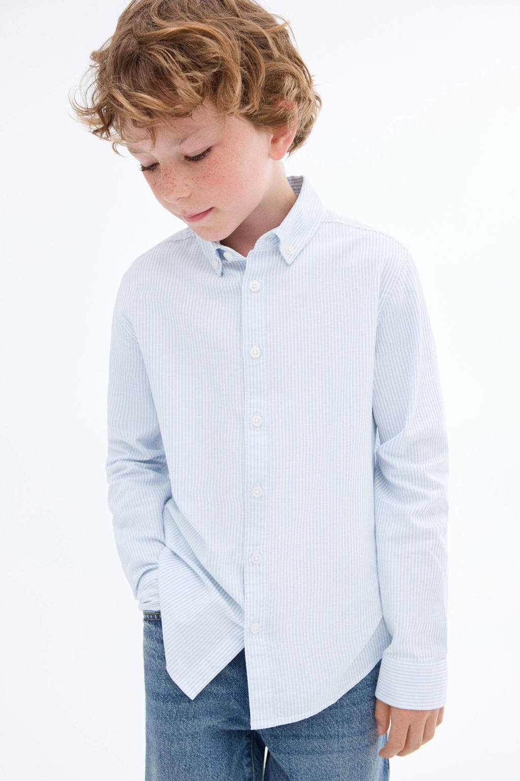 Mango Kids overhemd lichtblauw