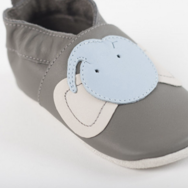 Bobux Bobux chaussons Elephant gris