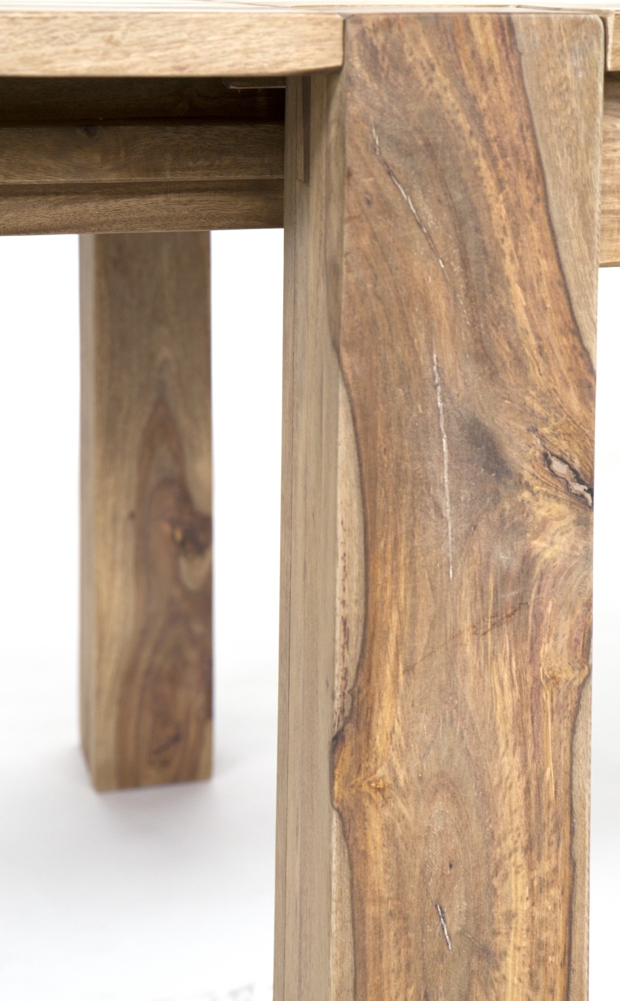 Ausziehtisch 'Benthalm', natur, L 200 cm   100 cm, B 100 cm, H 77 cm von fischer's lagerhaus
