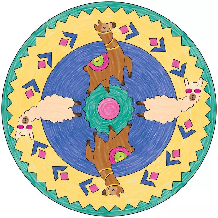 Ravensburger Mandala Designer Lama bunt