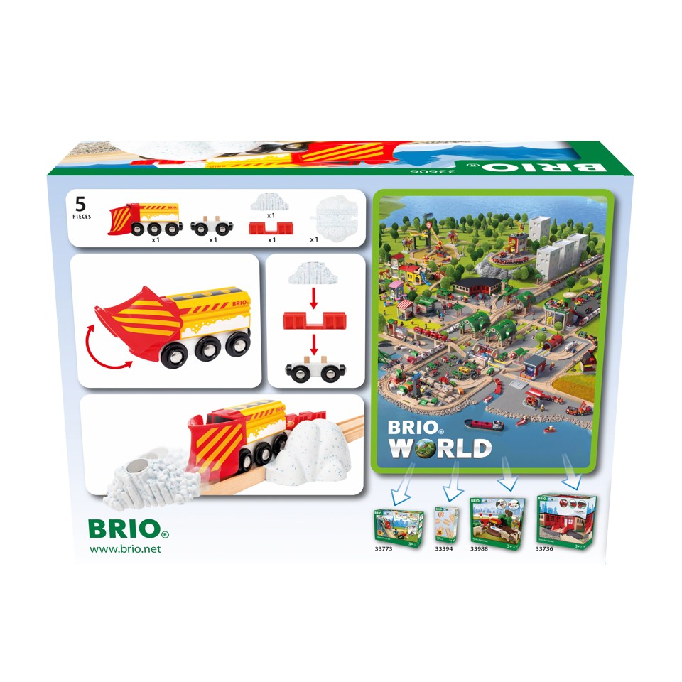 BRIO - Tog med sneplov (33606)