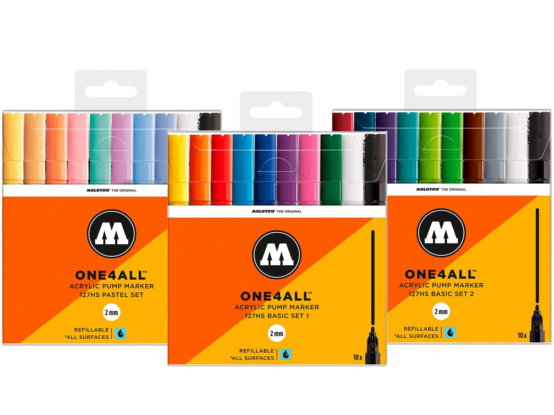 Molotow Lackmarker One4all 127HS, 10er-Set