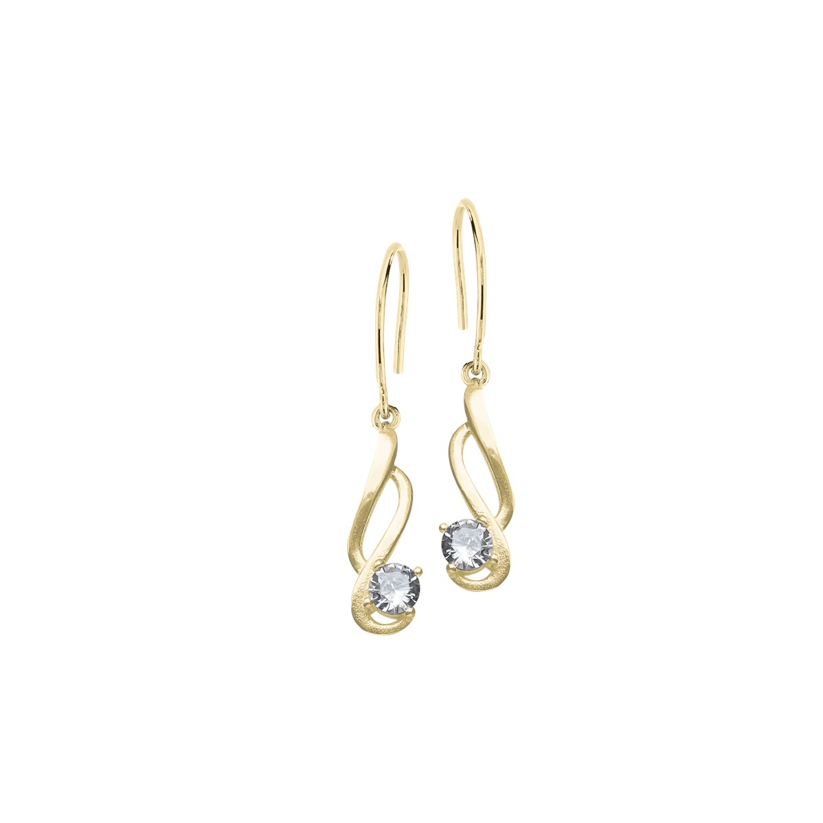 Boucles d'oreilles plaquées or oxyde