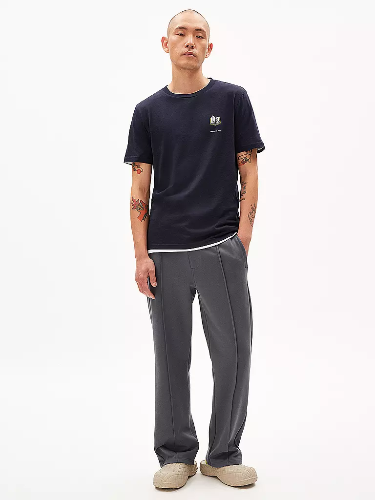 ARMEDANGELS T-Shirt JAAMES KNOWLEDGE blau