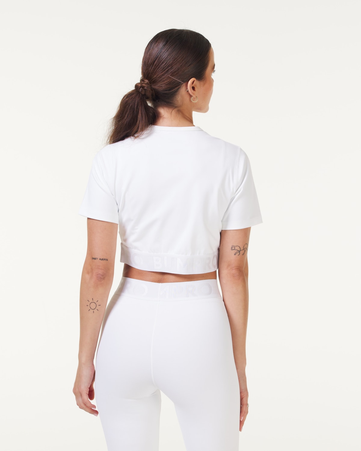 Bumpro Lively Crop Tee White