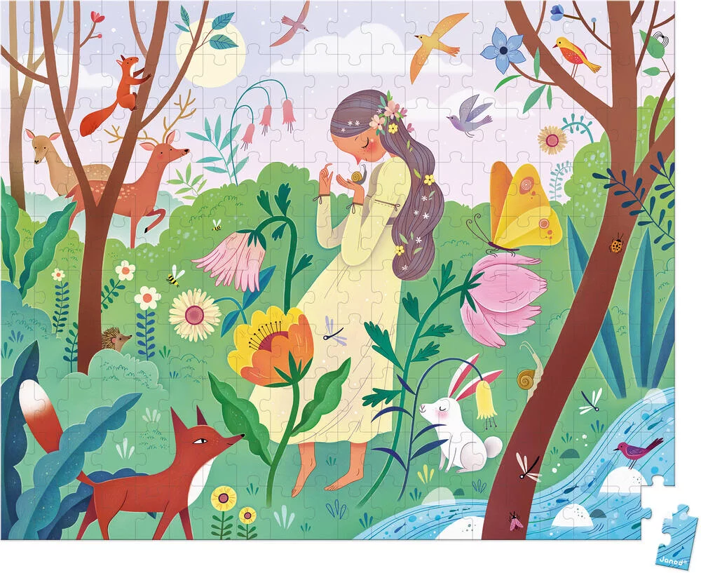 PUZZLE DAME NATURE