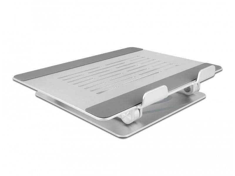 Delock Standfuss für Tablet und Notebook Delock Tablet und Notebook Standhalterung verstellbar Aluminium