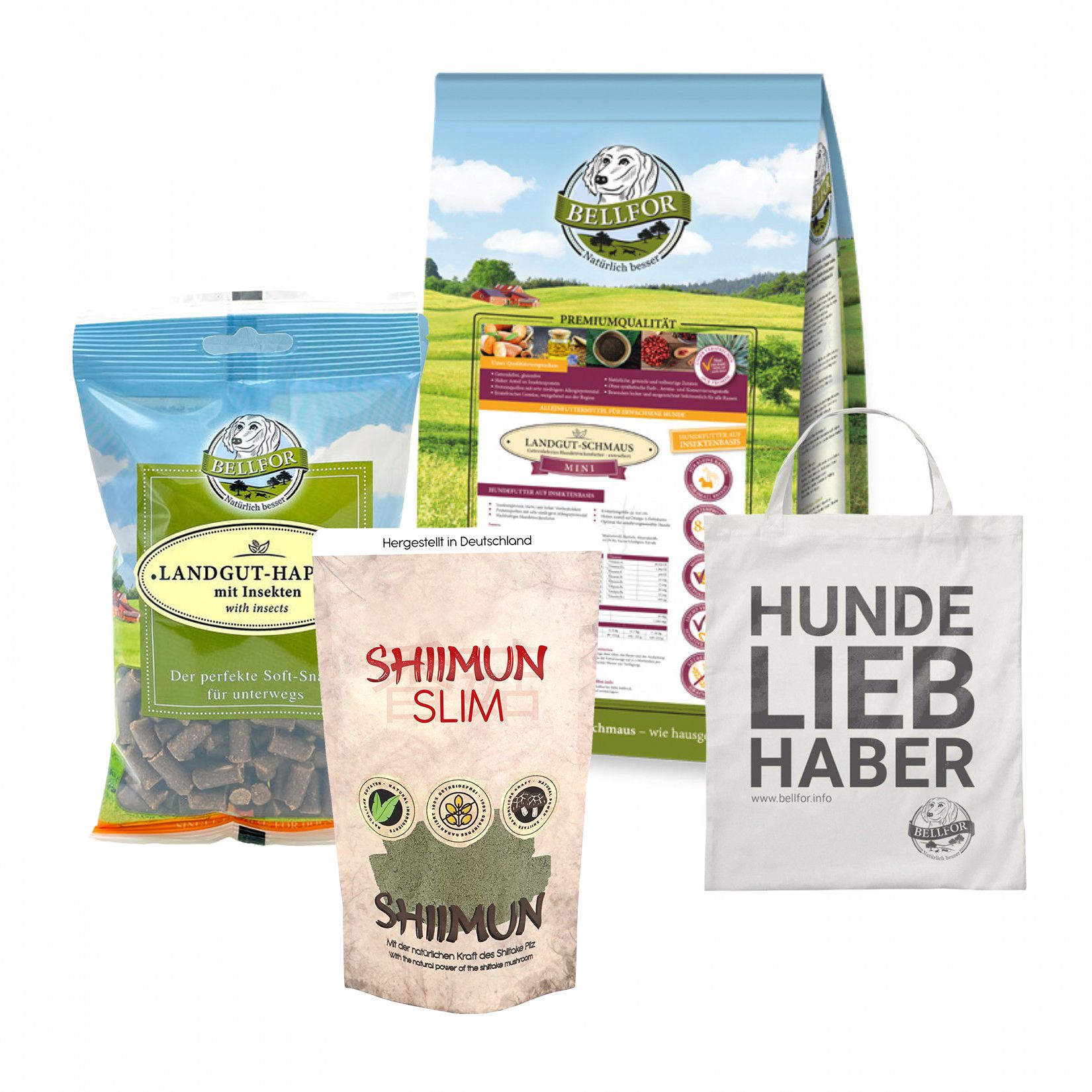 Sparset mit Trockenfutter für ernährungssensible, kleine Hunde mit Übergewicht