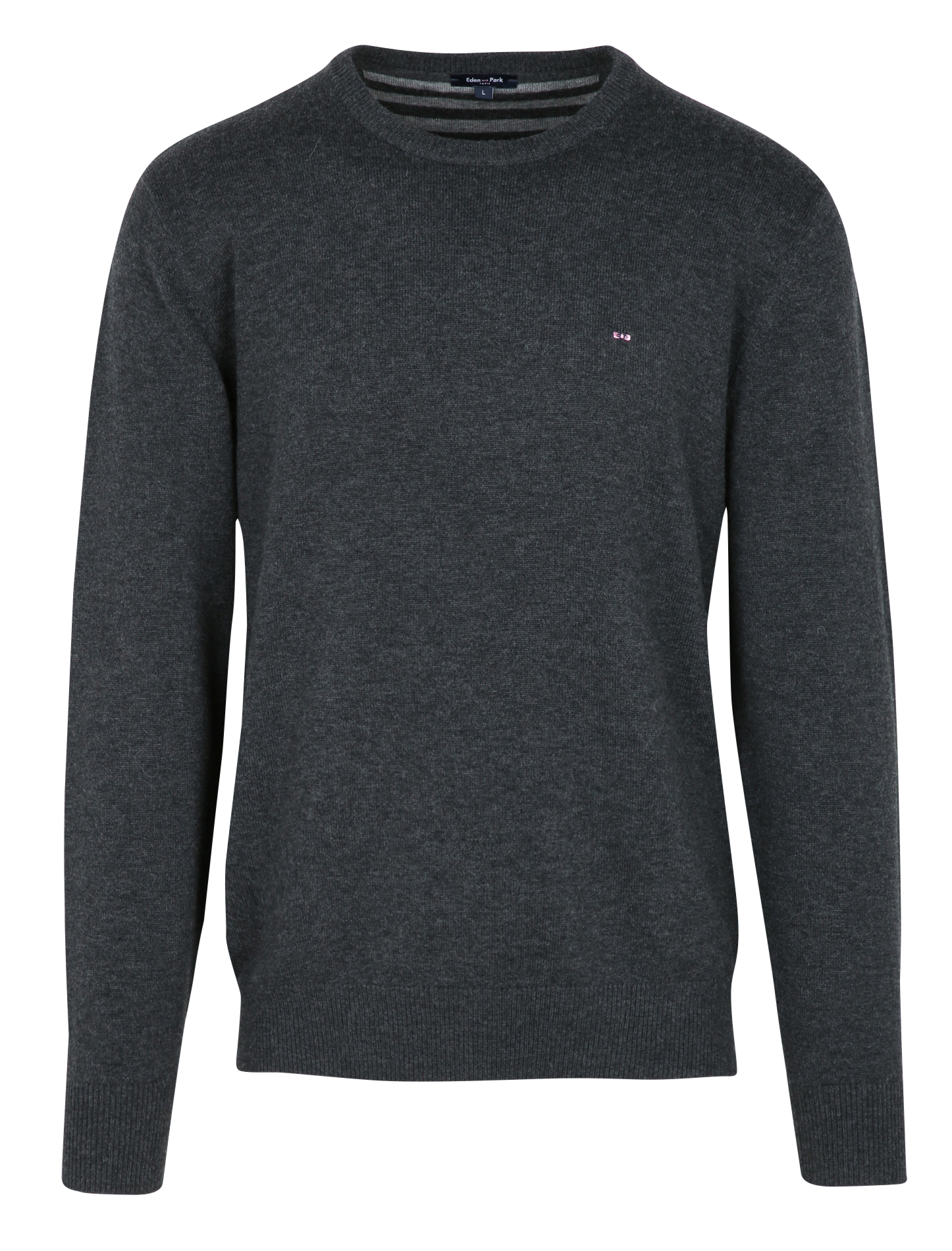 Pull droit en laine mélangée | Gris