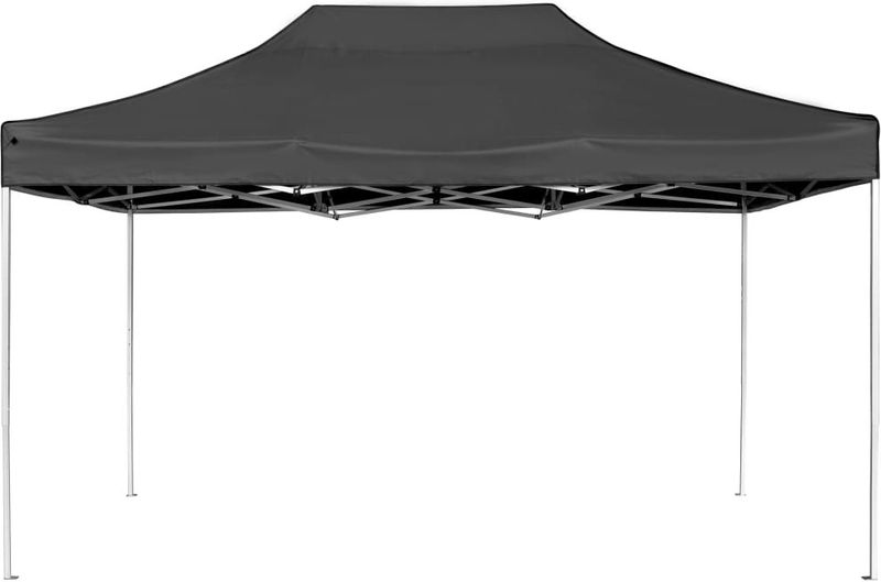 vidaXL - Partytent Professioneel - Inklapbaar - 4,5x3 m - Antraciet - Aluminium