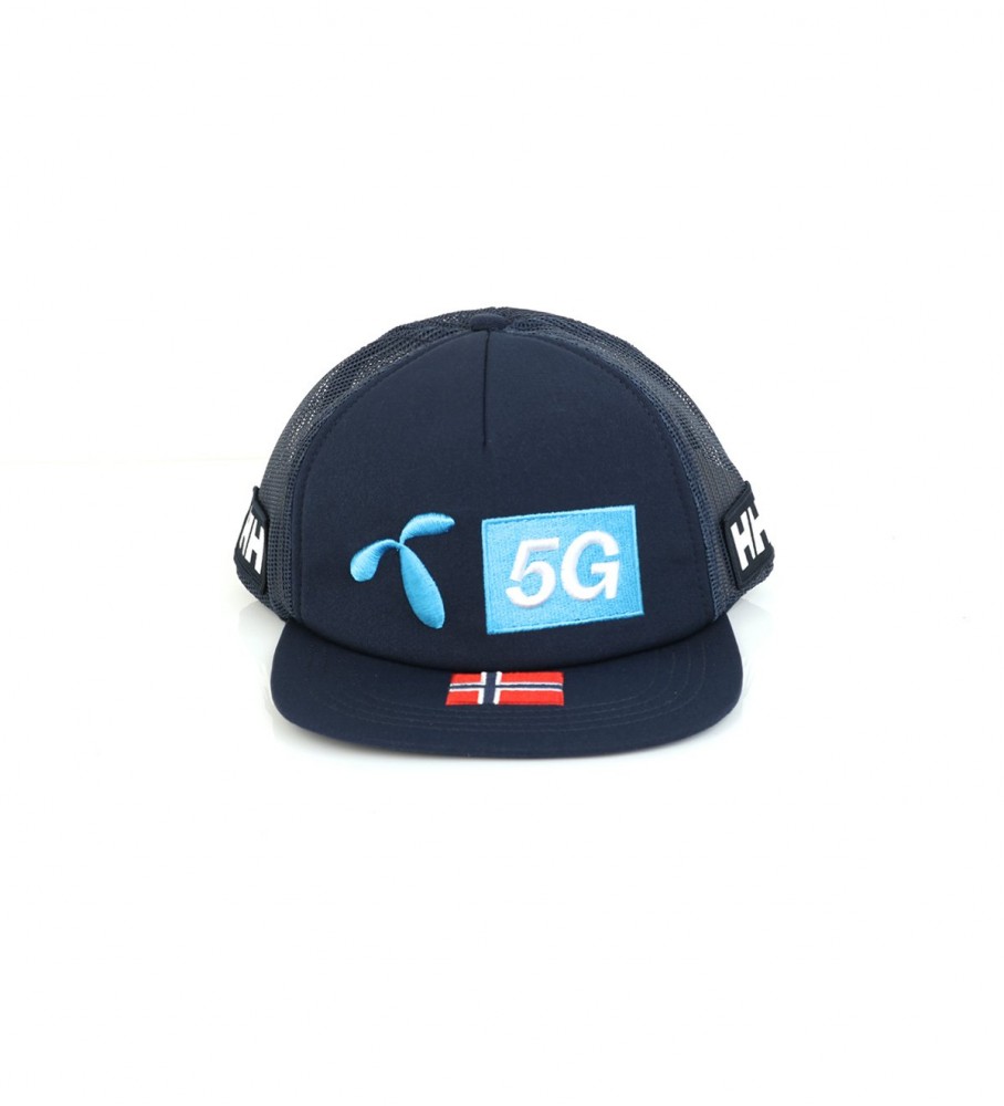Boné Helly Hansen HH com aba, azul marinho