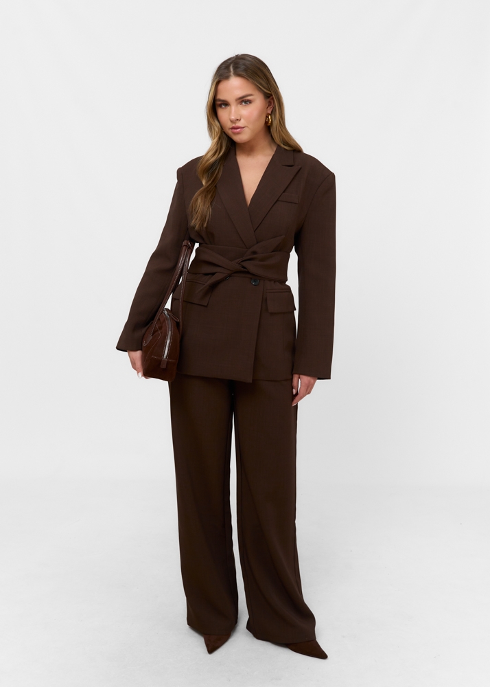 Celine blazer choco bruin
