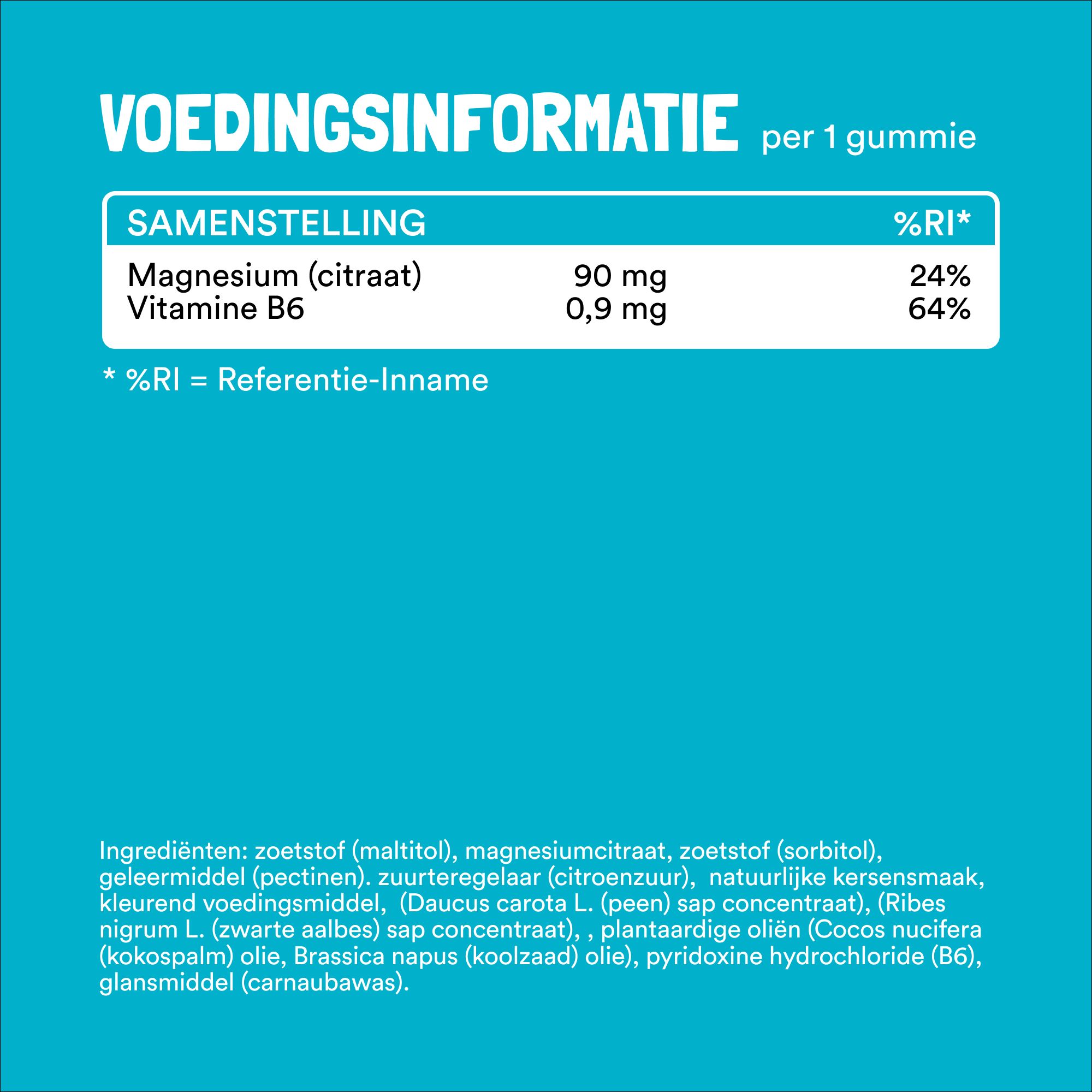 Yummygums Magnesium (60 stuks)