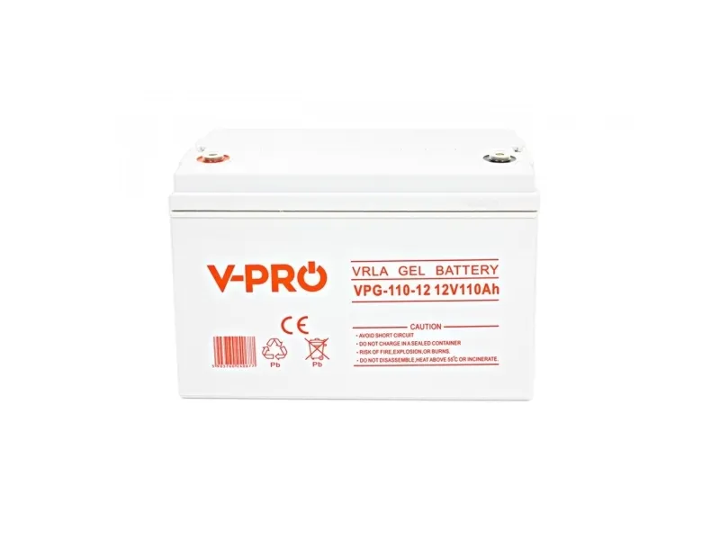 VOLT POLSK GEL-BATTERI VPRO SOLAR 12V 110Ah