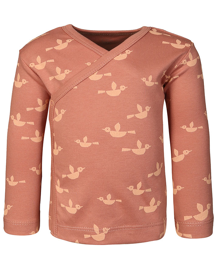 Wickeljacke BIRDS in ziegelrot