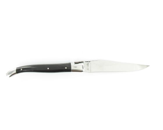 Laguiole 12 cm Buffle - Abeille en Damas - 2 Mitres Couteau de poche par Laguiole en Aubrac