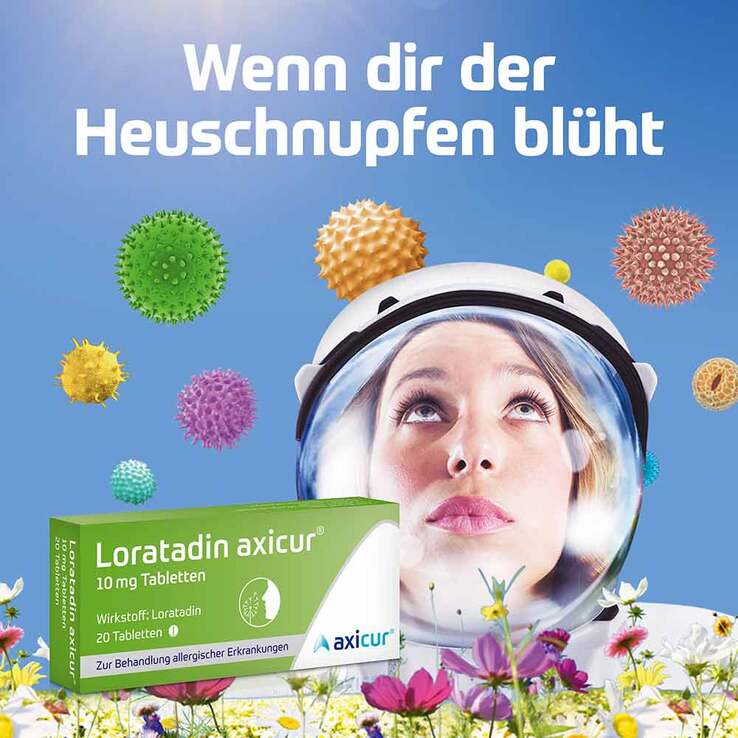 Loratadin axicur® 10 mg Tabletten, 20 St